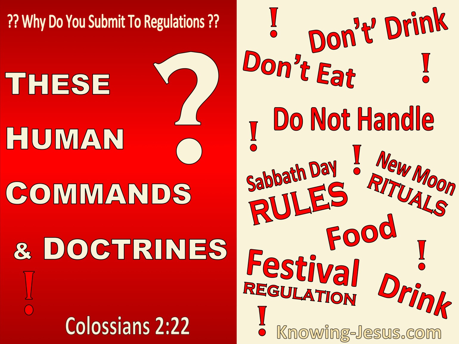 What Does Colossians 2 22 Mean 